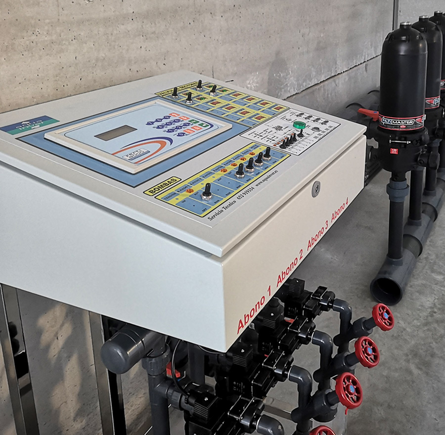 Galería Obra: Sistema de riego por fertirrigación automático y telemático Foto 2